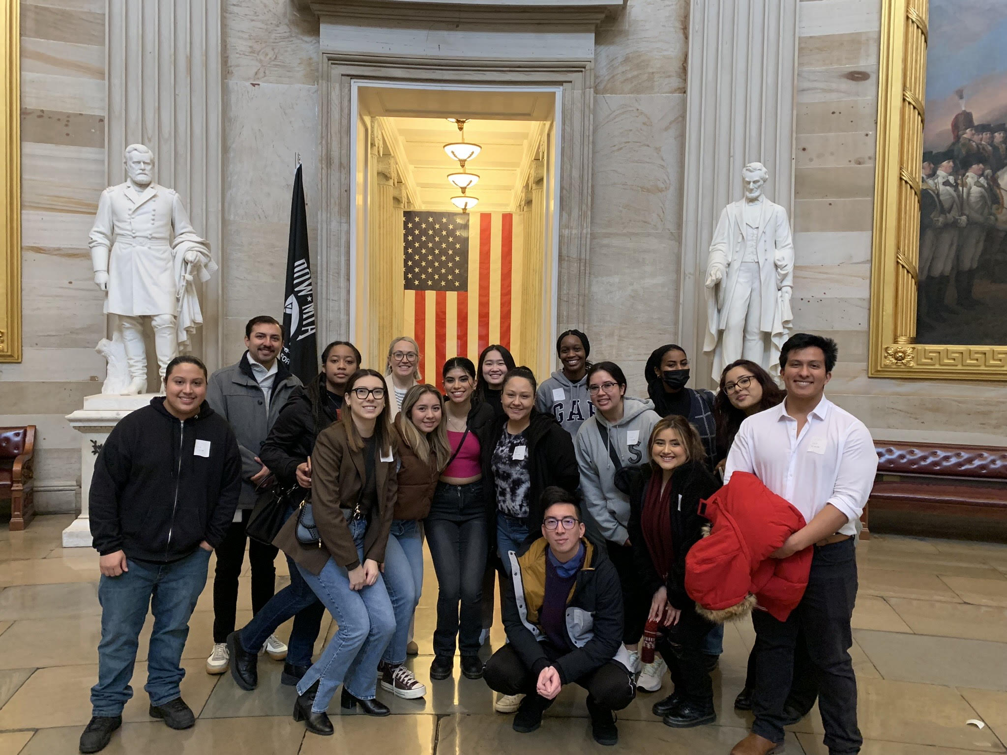 students in the capitol